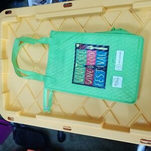 💚TWO BOTTLE INSULATED WINE CARRIER WITH HANDLES